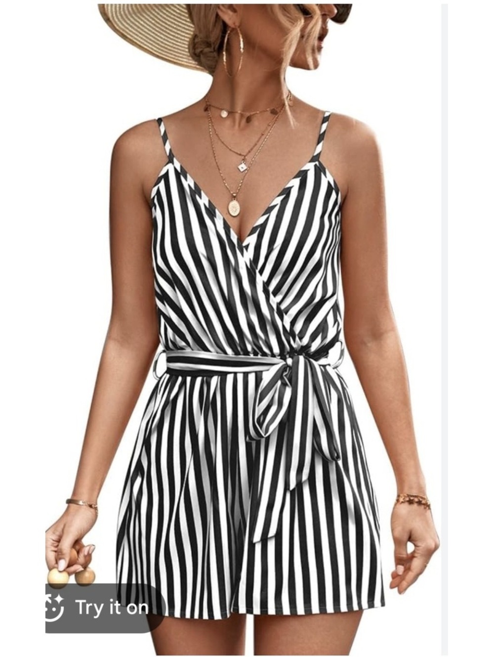 Striped Romper